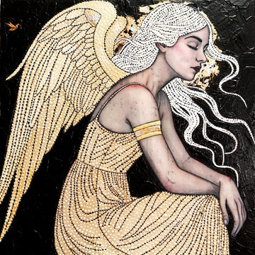 Opening Her Wings of Light